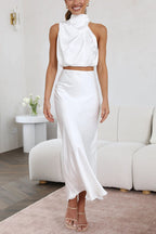 Inaia - Élégante Jupe Longue Ensemble