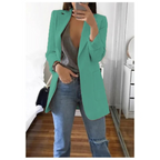 Blazer Femme à Double Boutonnage Imprimé - Parfait pour le Bureau