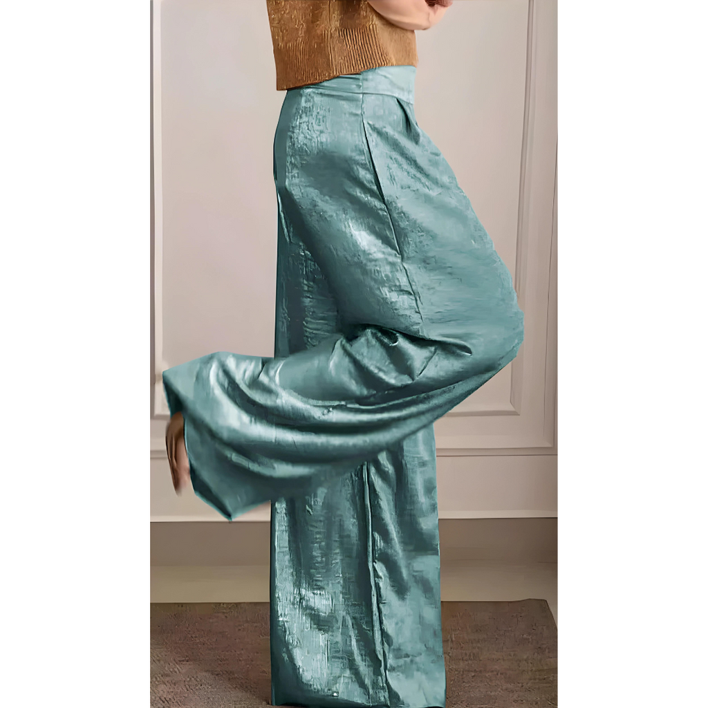 Élégant Pantalon Taille Haute