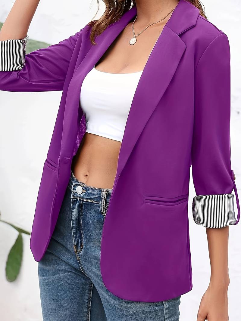 Blazer Chic pour un Style Décontracté et Élégant