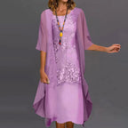 Robe Élégante en Chiffon