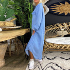 Robe en Denim Douillette