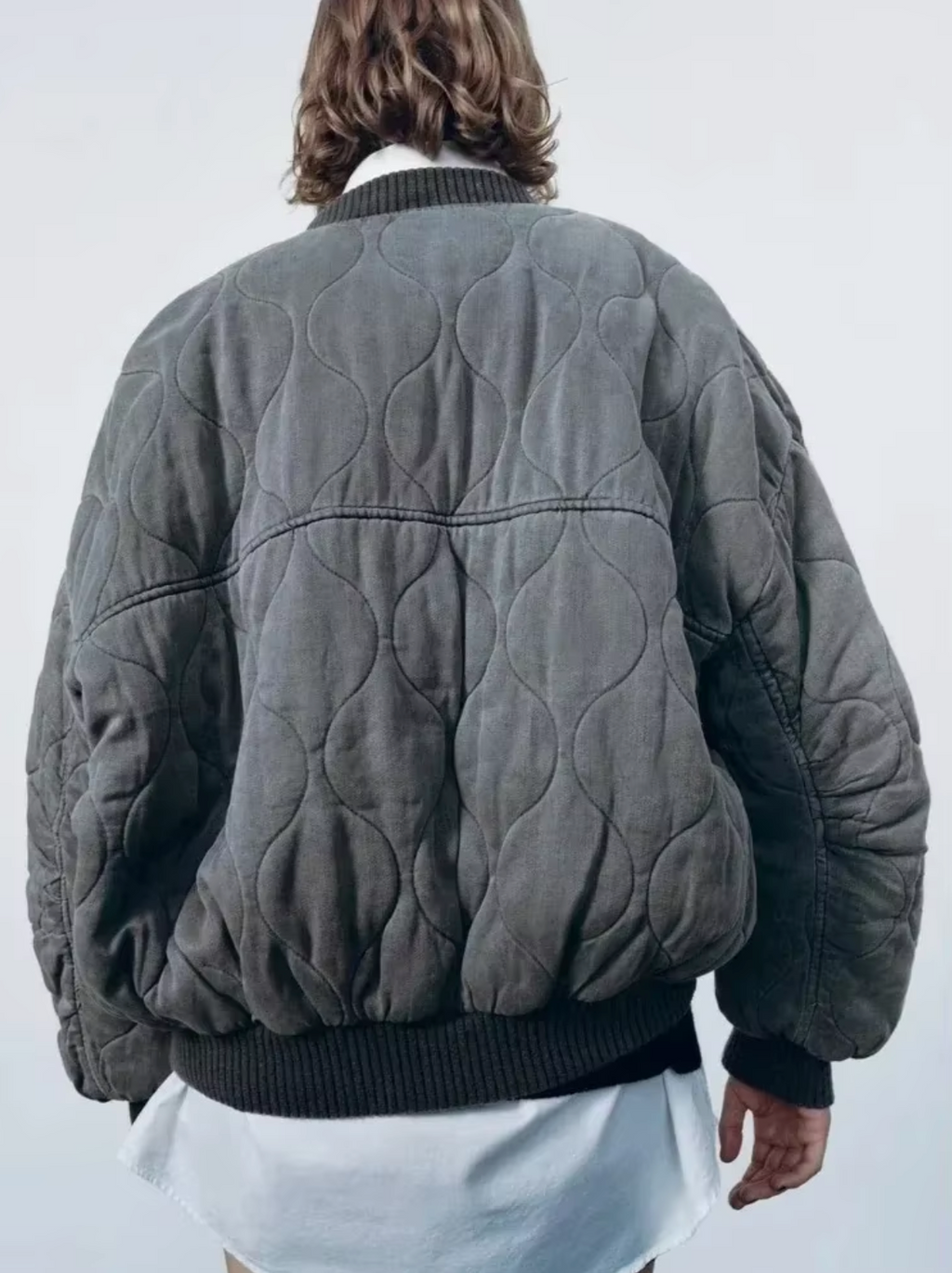 Destiny - Veste en Coton à Col Rond