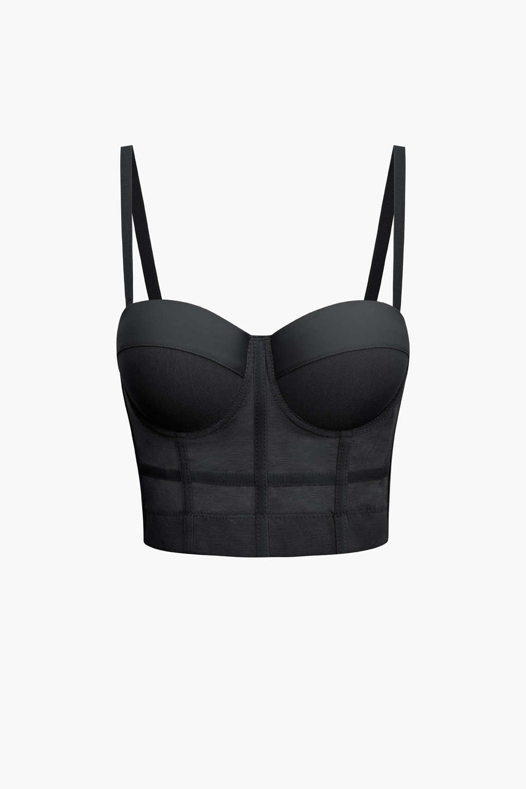 Élégant Bustier en Maille avec Armatures