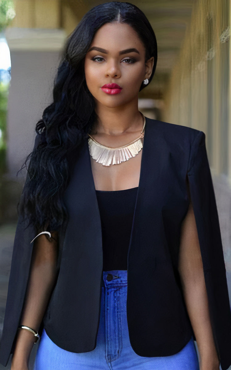Meike Cape Style Blazer