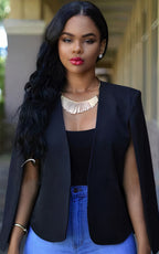 Meike Cape Style Blazer