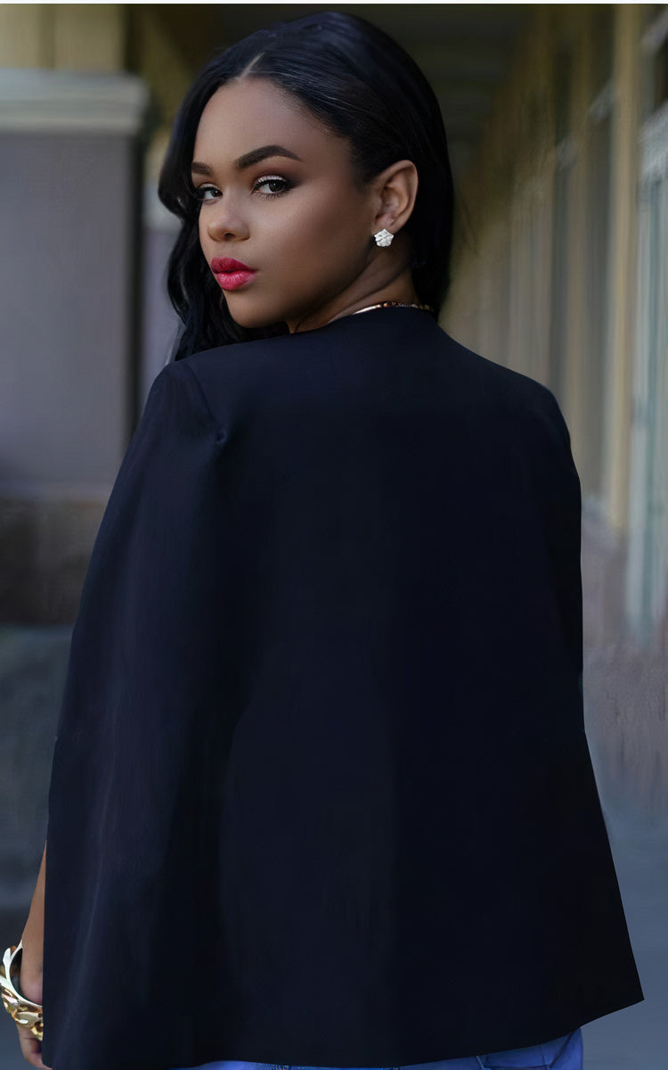 Meike Cape Style Blazer