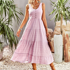 Robe Midi Sans Manches Joebelle Estivale