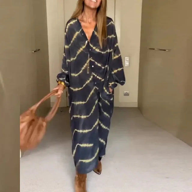 Maxi Robe Bohème à Rayures