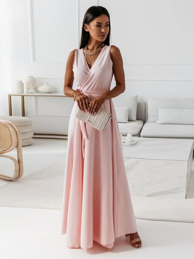 Robe Femme avec Col en V