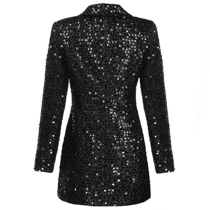 Paulina - Robe blazer à sequins scintillants