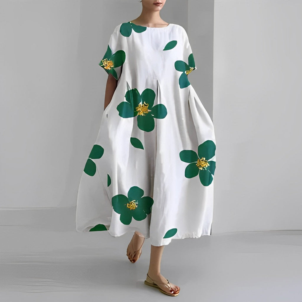 Robe florale bohème chic