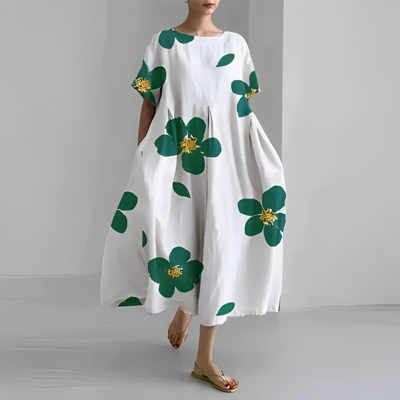 Robe florale bohème chic