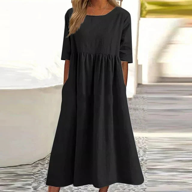 Odira - Élégante Robe en Coton