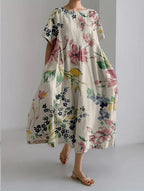 Robe Florale aux Couleurs Vives