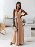 Robe Femme avec Col en V