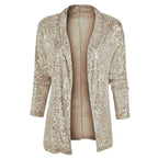 Blazer Gilet Orné de Sequins