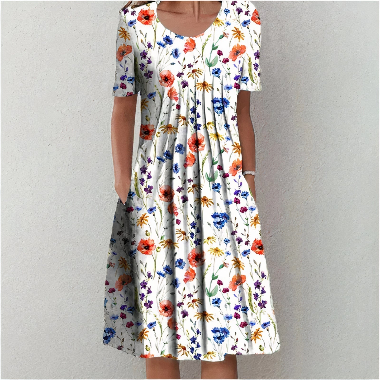 Flora - Élégante Robe en Coton