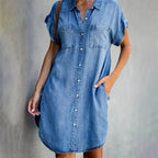 Robe en Denim 'Dagen' - Collection Brise d'Été