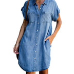 Robe en Denim 'Dagen' - Collection Brise d'Été