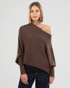 Asymmetrical Draped Sweater Paulina