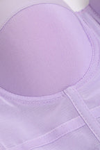 Élégant Bustier en Maille avec Armatures