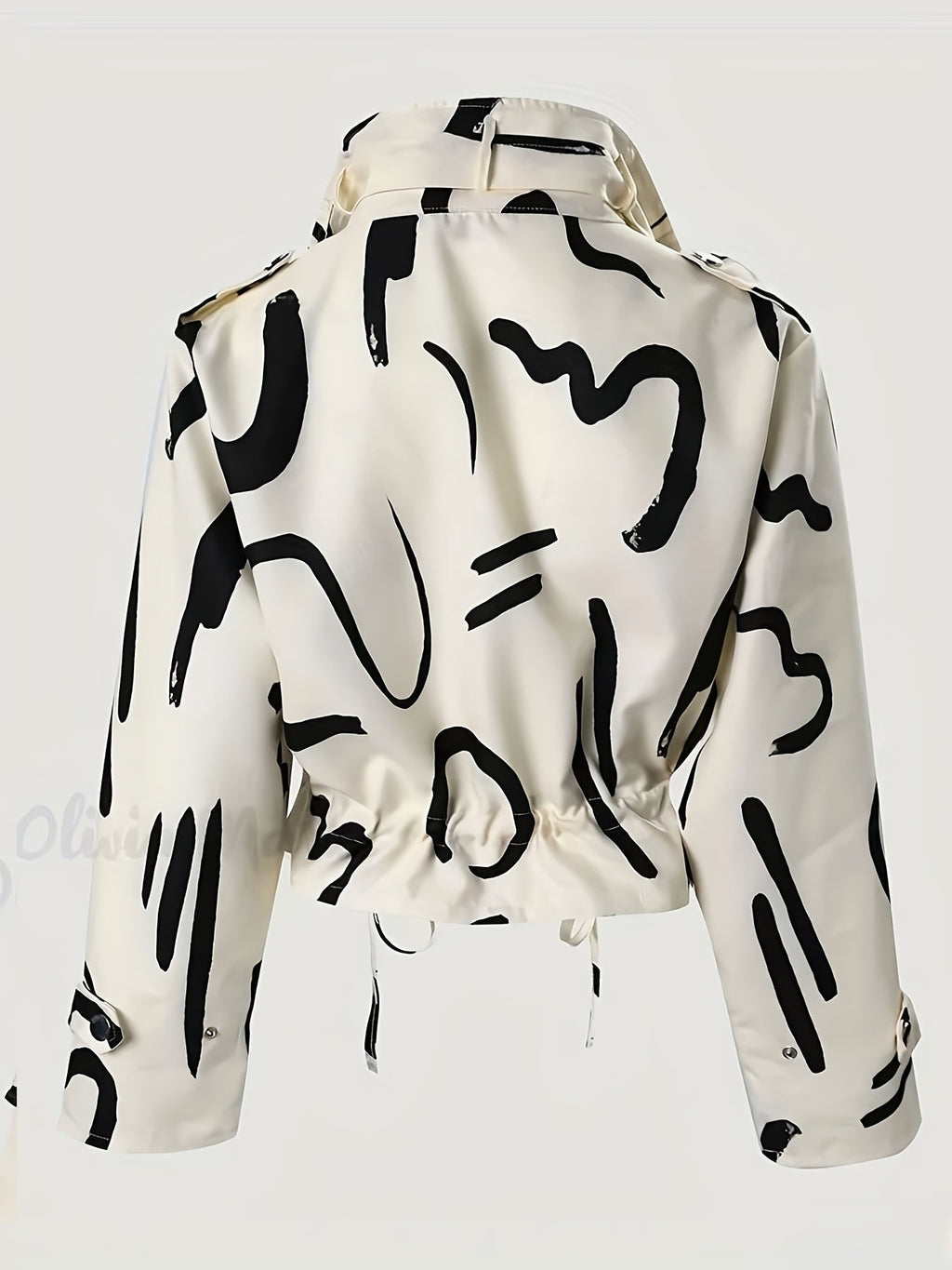 Élégante Veste Femme à Col Montant