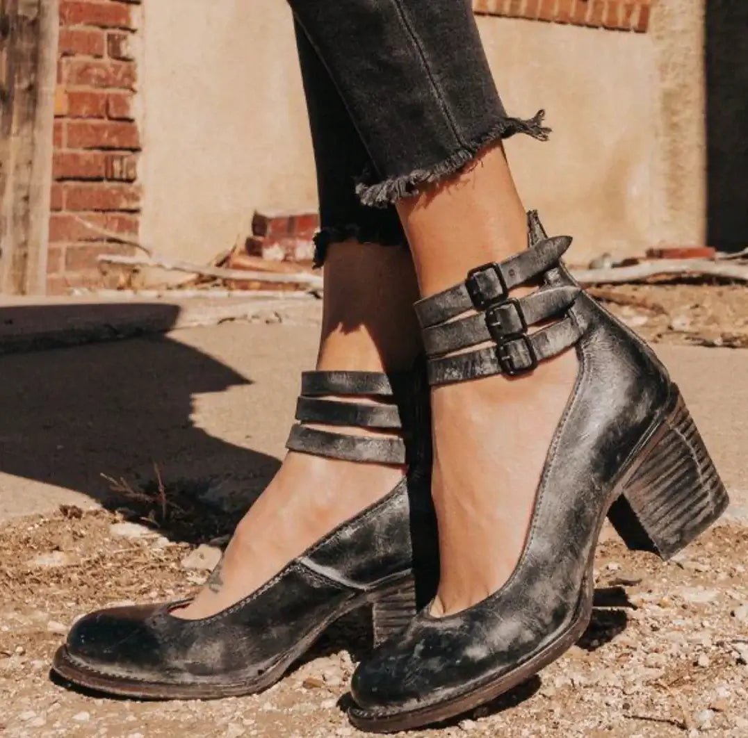 Aniek - Vintage-Inspired Heels