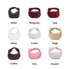 Élégant sac à main tissé